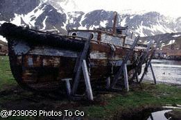 Old abandoned boat